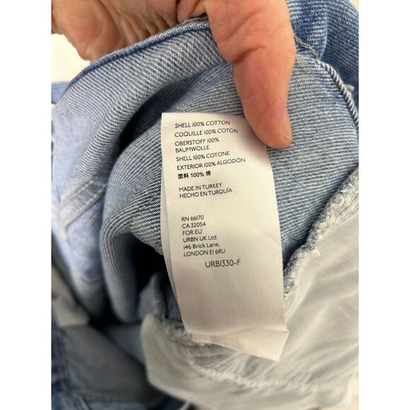 Urban Outfiters BDG Jeans Women's 31 high rise baggy light wash hippie - Picture 9 of 13